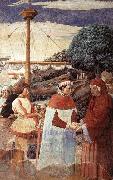 GOZZOLI, Benozzo, Disembarkation at Ostia